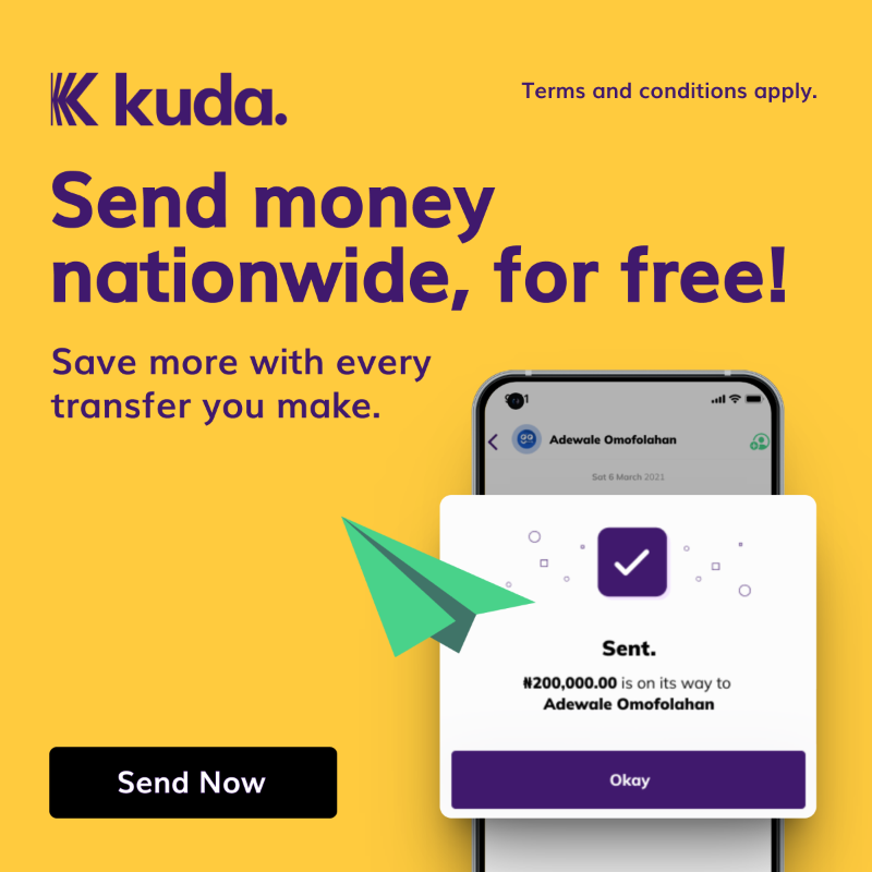 joinkuda's tweet photo. Make transfers in minutes on the Kuda app. Create your Kuda account to get started now.