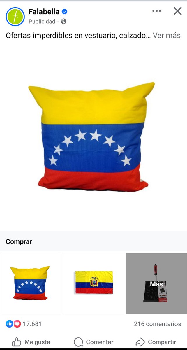 RROODDRRIIGGGOO's tweet photo. La publicidad de Falabella en Facebook en pleno #cyberday2025 #cyberday apelando a su público objetivo. También muestran un tostador haciendo clara burla a los chilenos 🇨🇱..
Los encargados del marketing son venezolanos 🇻🇪? 
Chilenos no compren en Falabella.
Complot ecónomico 🫵🏼🔴 https://t.co/wdBu0UsTb0