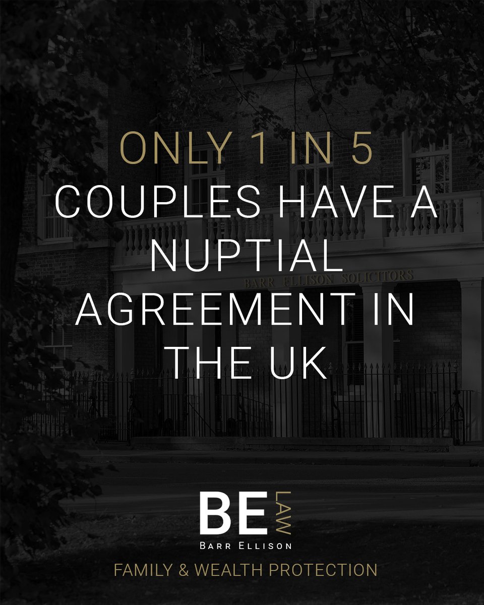 Nuptial agreements aren't about expecting the worst - they're about being secure and prepared. 
Our Family &amp; Wealth Solicitors make the conversations about nuptial agreements easier.

lnkd.in/eQ3waJKW

💻 barrellison.co.uk
📩 law@barrellison.co.uk
☎️ 01223 417200