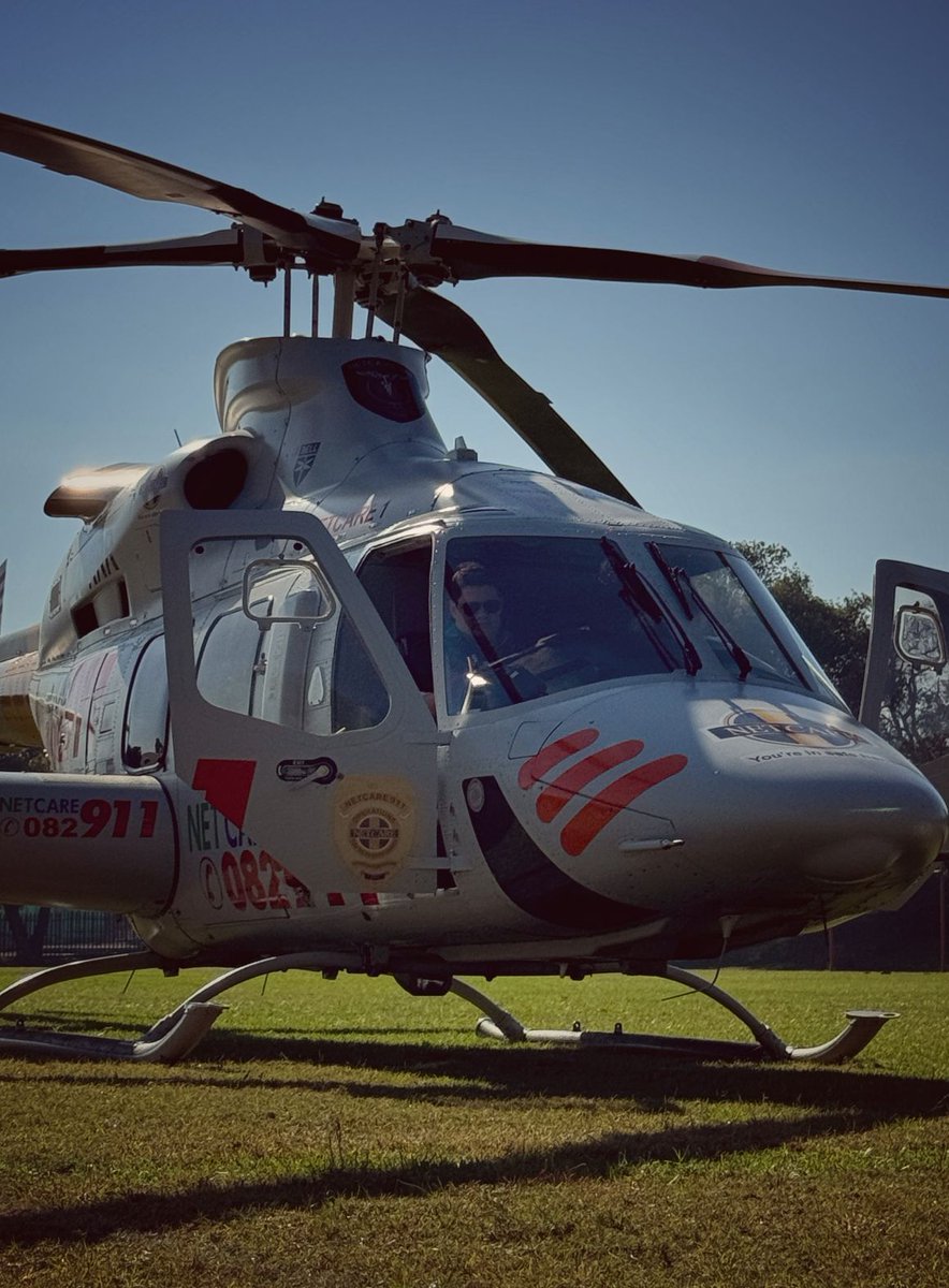 🚨 On the scene 🚨HEMS photo of the week: Gauteng Operations' Netcare 1 responded to an urgent request for the transfer of a critically ill infant requiring an emergency organ transplant.