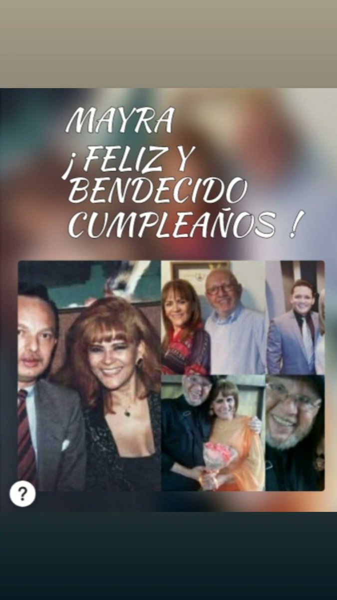 Hoy nuestra querida y aplaudida MAYRA MARTI está de cumpleaños... Nuestra felicitación eterna.