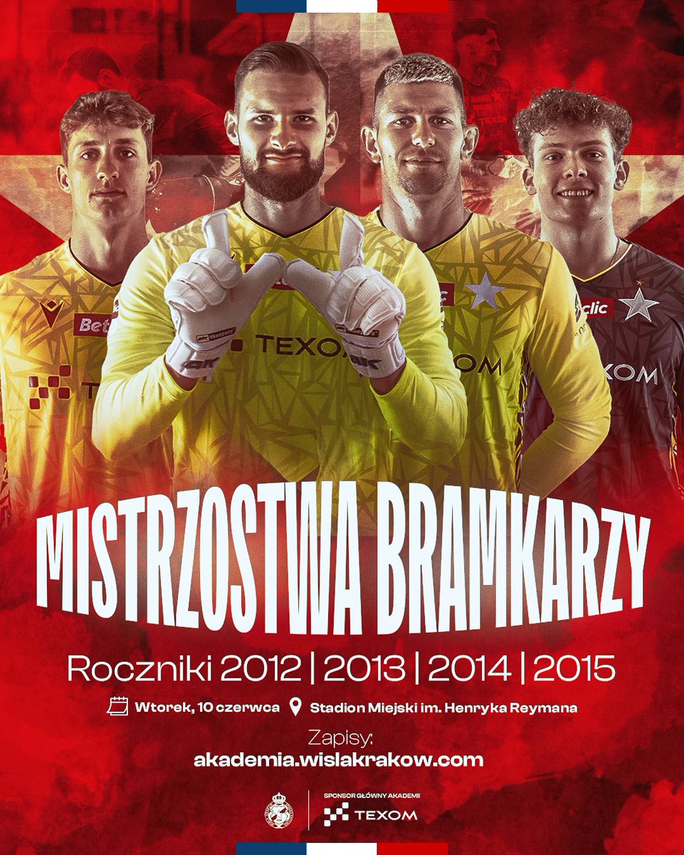 10 czerwca młodzi bramkarze znów staną do walki między sobą podczas Mistrzostw Bramkarzy 2025 🧤 To będzie naprawdę wyjątkowa rywalizacja, w której musisz wziąć udział! 

Zapisy ▶️ bit.ly/MistrzostwaBra…