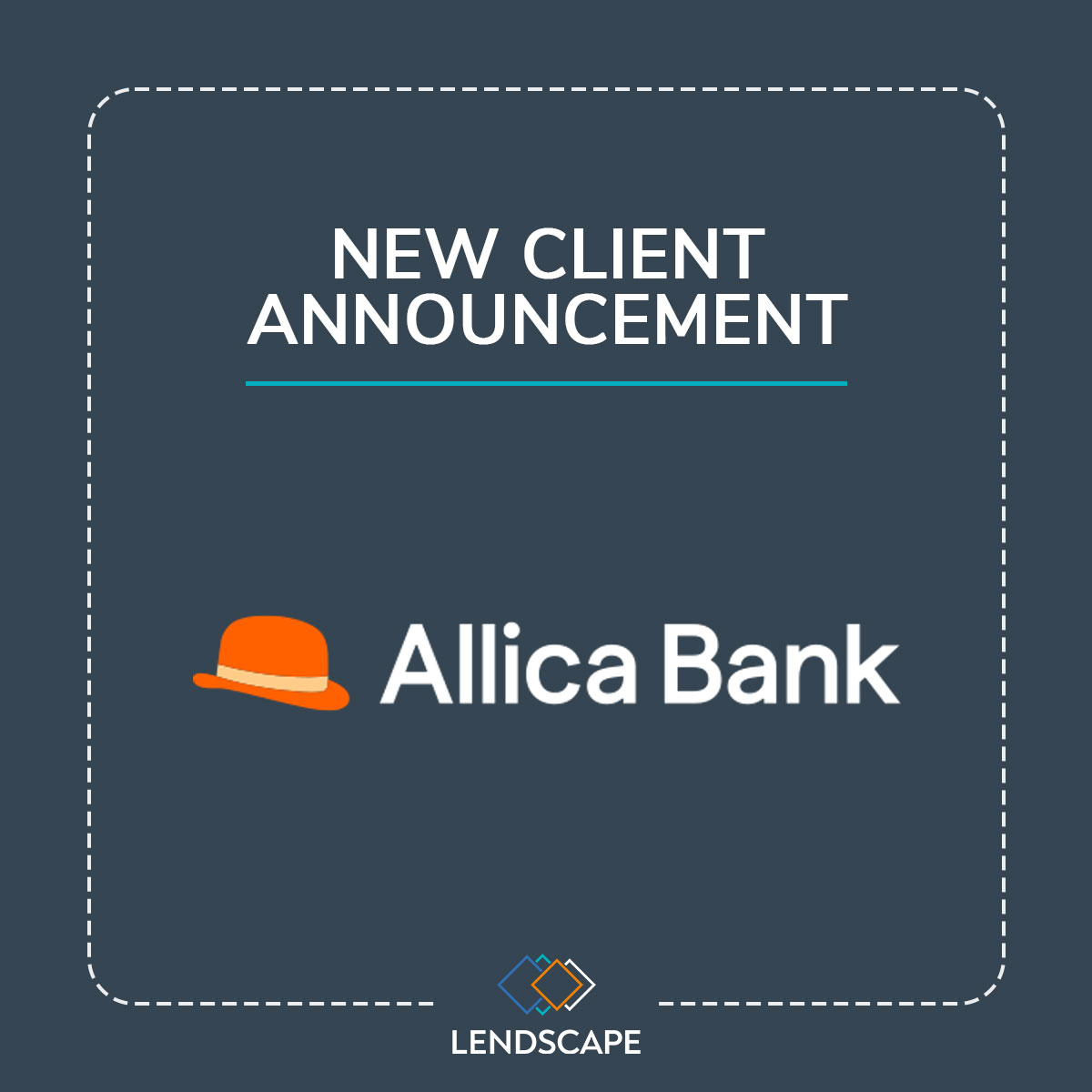 We could not be more excited to share that Allica Bank has chosen Lendscape to power its asset finance operations. Read the full announcement here -&gt; lendscape.com/news/allica-ba…

#AllicaBank #AssetFinance #Fintech #LendingTech #SMEs #Lendscape #OpenAPIs #EnablingSmarterLending