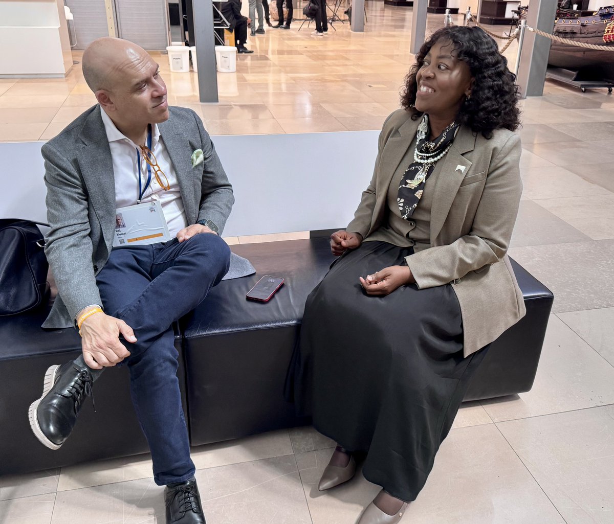 Minister Maropene Ramokgopa (@maropeneramo) on Twitter photo It was lovely to engage <a href="/khadijapatel/">Khadija Patel</a> from <a href="/TheIntlFund/">International Fund for Public Interest Media</a>, and Devex President and Editor-in Chief <a href="/raj_devex/">Raj Kumar</a> on the sidelines of the Hamburg Sustainability Conference. It was lovely to engage <a href="/khadijapatel/">Khadija Patel</a> from <a href="/TheIntlFund/">International Fund for Public Interest Media</a>, and Devex President and Editor-in Chief <a href="/raj_devex/">Raj Kumar</a> on the sidelines of the Hamburg Sustainability Conference.
