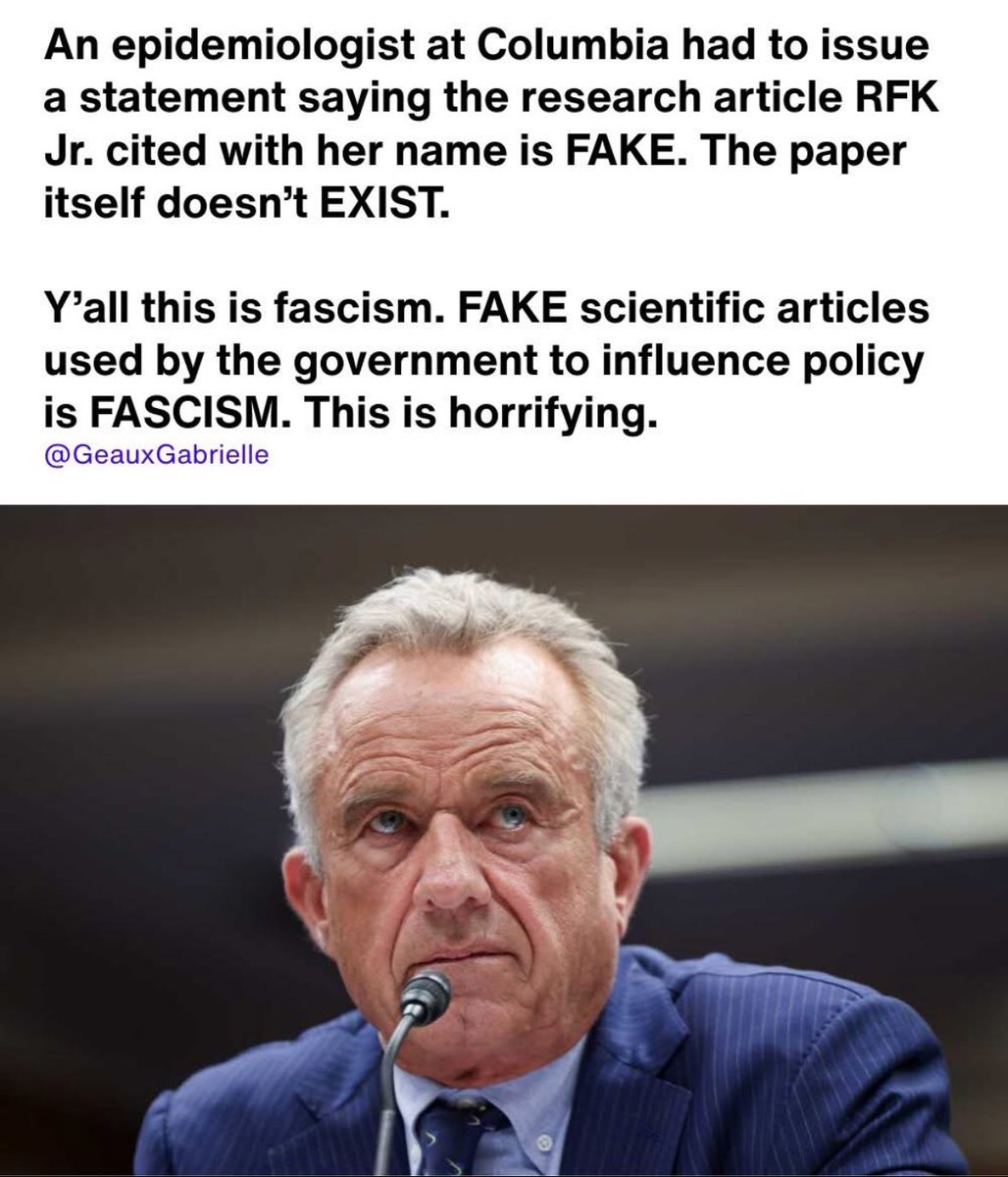 RFK Jr is an incompetent moron who cited a research article that doesn’t even exist. 😡