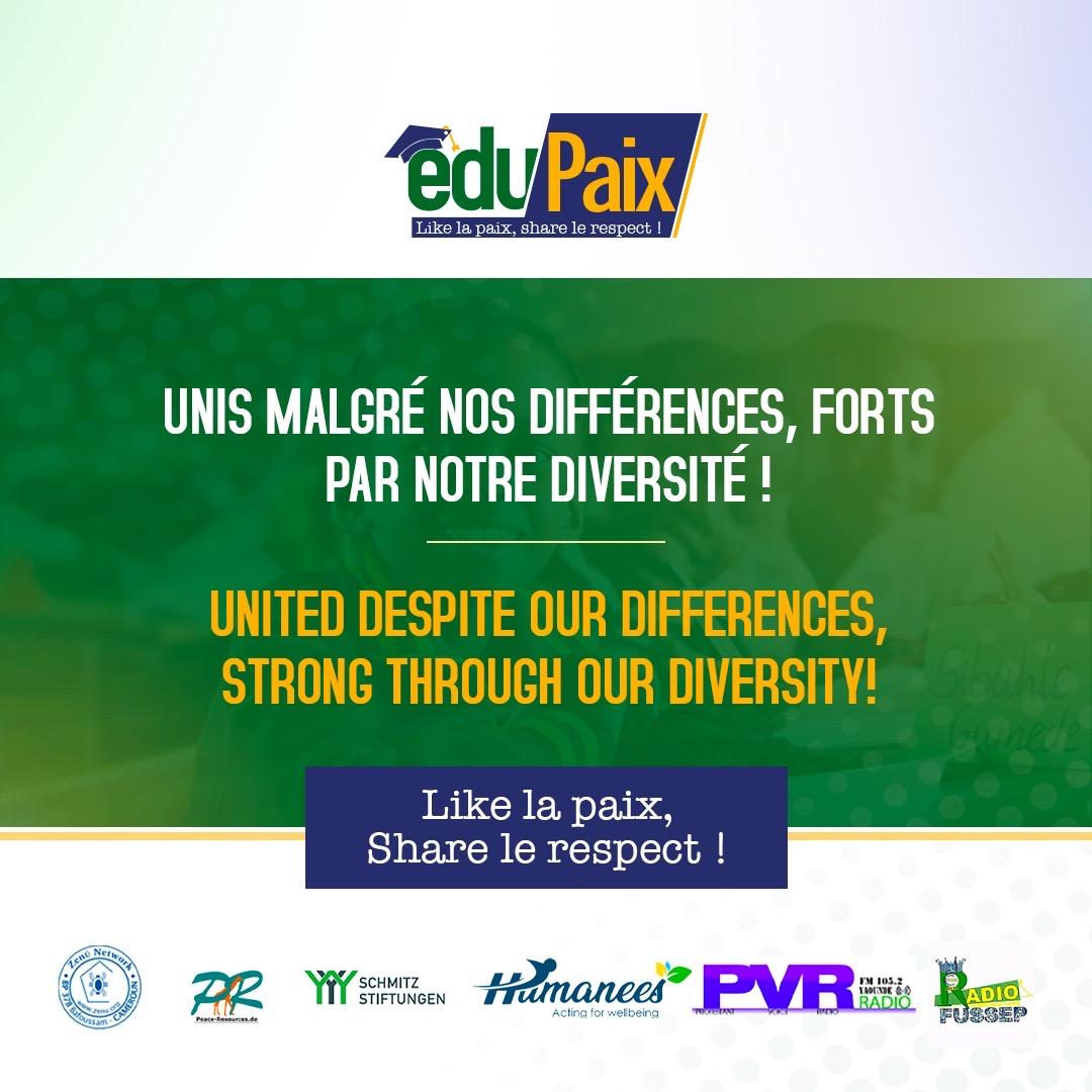 zenunetwork's tweet photo. 🌍#EduPaix
-Joined hands, peaceful minds: Let’s build the school of our dreams!

-Unis malgré nos différences, forts par notre diversité !

Engageons nous pour une éducation bienveillante et inclusive.

"Like" la paix, "Share" le respect !
#Diversité #Paix #zenunetwork #humanees https://t.co/JjoEP4BHU0