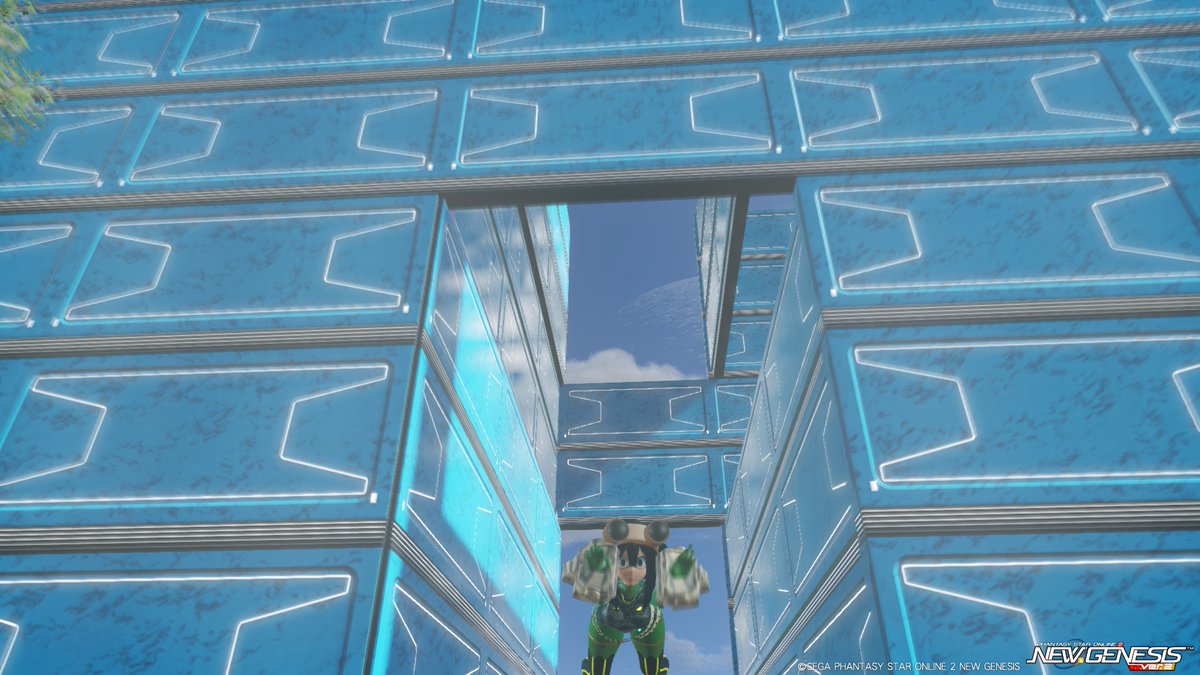 yae_lightblue's tweet image. ヒロアカ　蛙吹梅雨(リメイク)

＃キャラ再現
#PSO2NGS_SS
