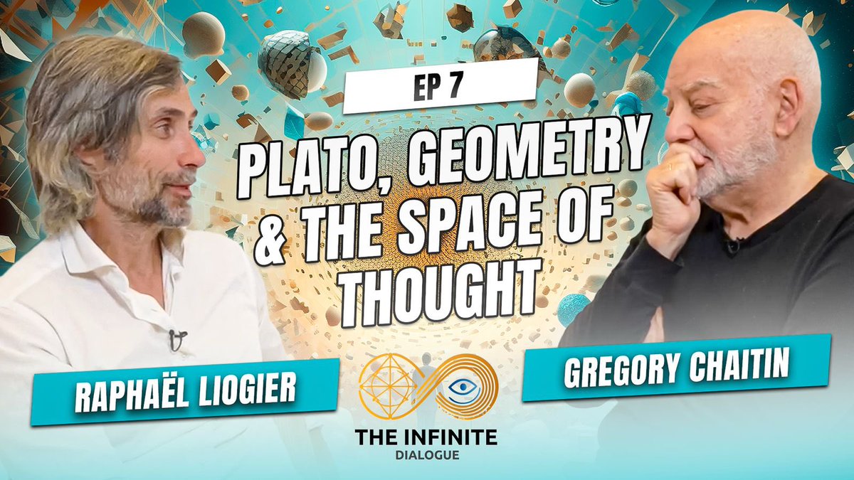 🎙️ The Infinite Dialogue – Episode 7 is now live! 
With Raphael Liogier &amp; Gregory Chaitin

Is the universe alive? 🌌 

🔗 Watch the full episode: youtu.be/v5IV5gstvak

#TheInfiniteDialogue #GregoryChaitin