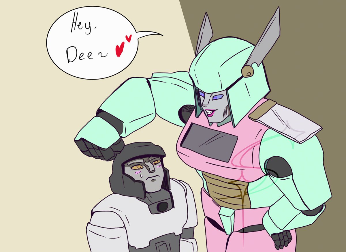 ShacyUnNsfw's tweet photo. Jawdrop's secret meeting with D-16 is definitely scandalous.
((I am bad at perspective so she looks too buff here lol))
#transformersone #tfone #maccadam #transformersOC #OCJawdrop #d16 #transformersmegatron #megatron https://t.co/Pc2FbSOfU7