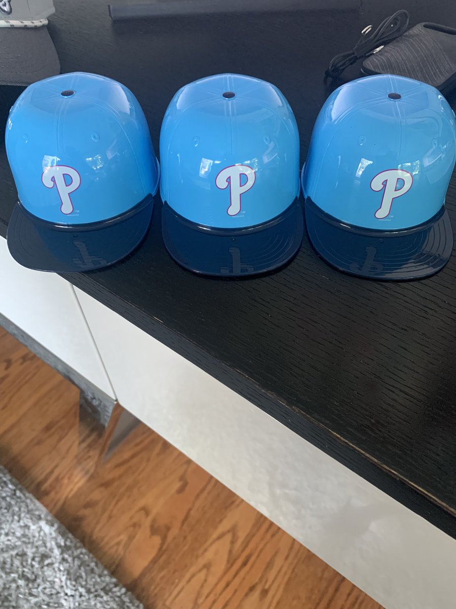 <a href="/Count2Baseball/">Baseball By Design</a> <a href="/jj9892454/">J. J.</a> <a href="/elichtenberg/">Eric</a> have a few extras of newest Phillies ice cream helmet if know anyone that’s looking for one and potentially wanting to trade