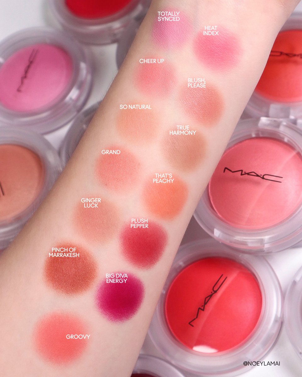 MACCosmeticsTH's tweet image. [M·A·C x SHOPEE 6.6] GLOWPLAY DUO เซต #ปัดแก้มโมจิ และ #ลิปบาล์มปากbounce ประหยัด 20% (เลือกเฉดสีได้) + ของขวัญทุกคำสั่งซื้อ กดใส่รถเข็นเลย🛒bit.ly/44Tph7e
📌5 มิ.ย. 2568 20.00 น. – 8 มิ.ย. 2568 ที่ Shopee เท่านั้น
#MACGLOWPLAY #MACCosmeticsThailand