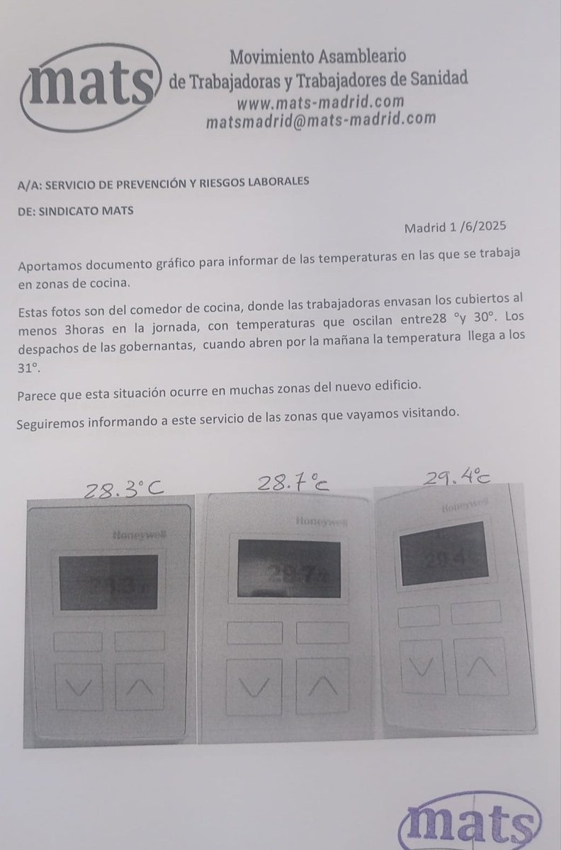 Nuevo hospital 12 de Octubre un éxito de funcionamiento, los servicios a las trabajadoras y usuarios van en aumento, ahora van a disfrutar de un servicio de "SAUNA GRATUITAS".
Esto afecta a todo el hospital, plantas , cocina , farmacia, etc.
El personal de mantenimiento