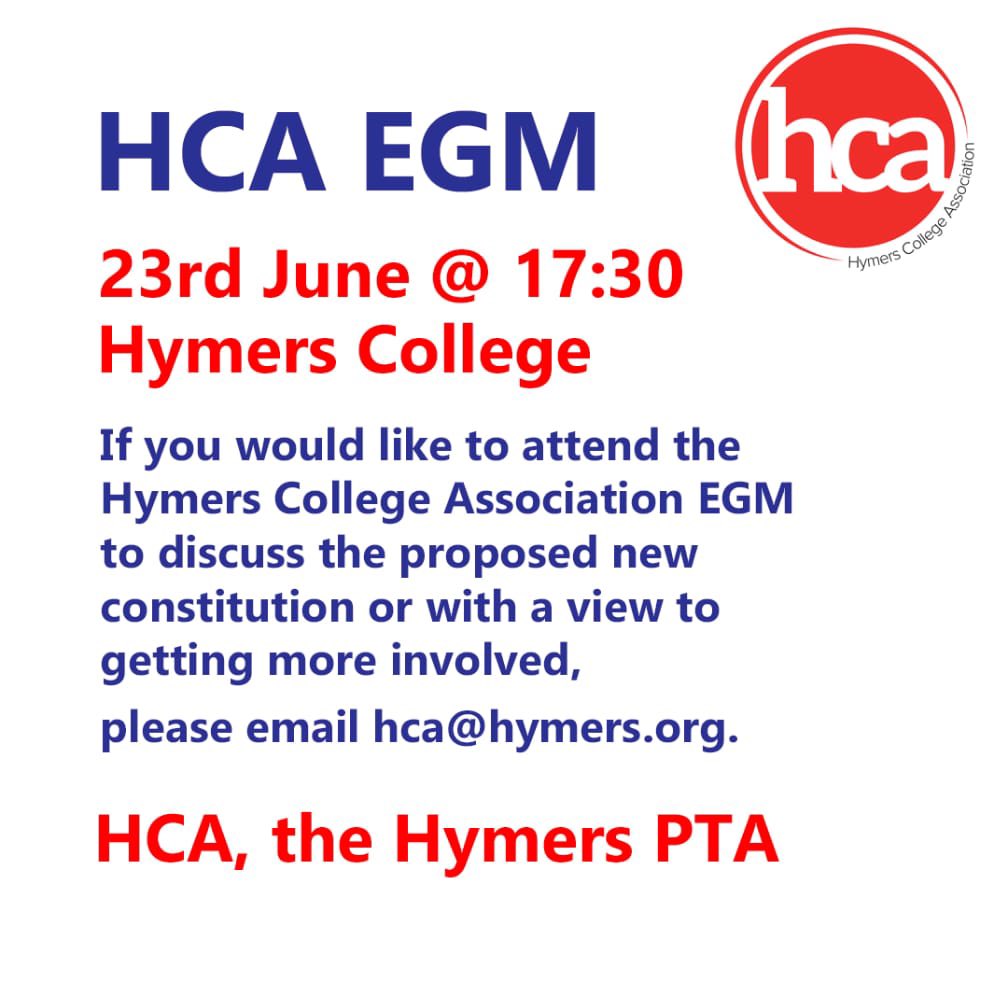 Hymers HCA (@hcahymers) on Twitter photo 