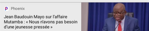 Henry lenoir (@henrylenoir10) on Twitter photo Cette phrase de @beaudouinmayo s'adressant à <a href="/ConstantMutamba/">Constant Mutamba</a> me fait peur comme jeune engagé dans la politique.
Mais tout ceci n'est vont pas nous nous décourager et j'appelle toute la jeunesse a soutenir notre ministre de la justice. Cette phrase de @beaudouinmayo s'adressant à <a href="/ConstantMutamba/">Constant Mutamba</a> me fait peur comme jeune engagé dans la politique.
Mais tout ceci n'est vont pas nous nous décourager et j'appelle toute la jeunesse a soutenir notre ministre de la justice.