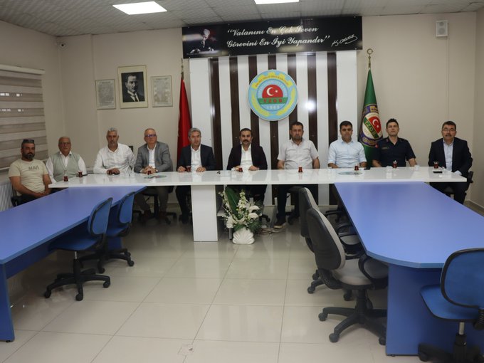 Sapalan Mahallesi Muhtarı’na Taziye Ziyareti