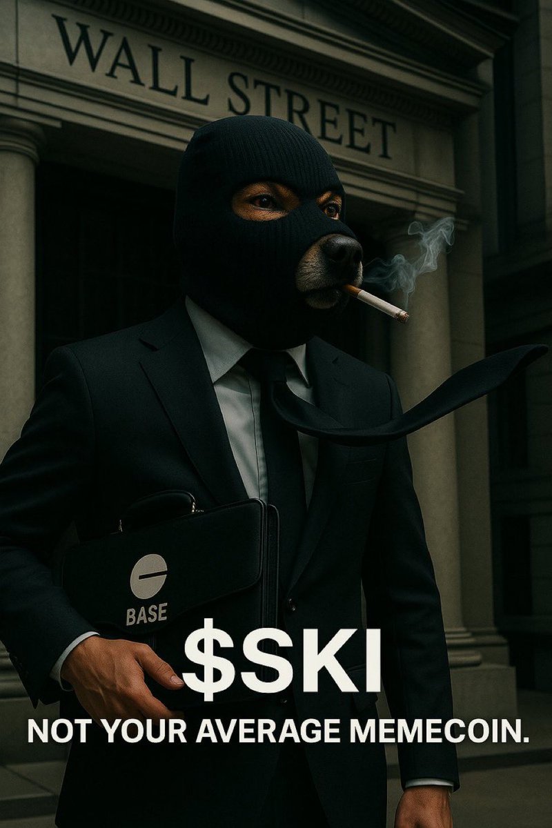 Still bull posting $SKI. Still the meme of the cycle. Still the dawg on <a href="/base/">Base</a>. 

Still got my mask on. 

Do you?