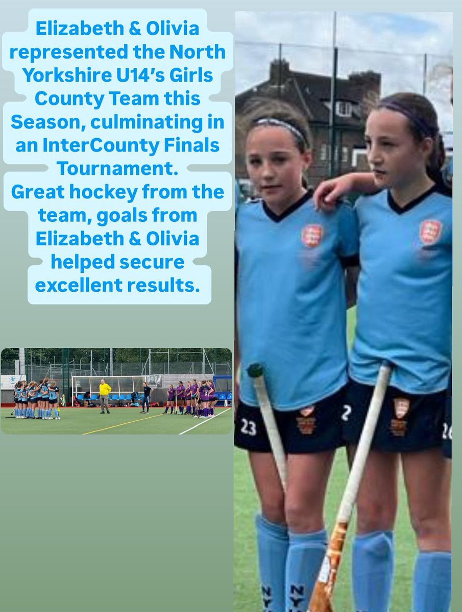 ann_mansfield's tweet photo. Fab watching my nieces Elizabeth and Olivia in action with their #Hockey Team yesterday. Well done girls. @gazetteherald @yorkshirepost @MT__13 @Y1Hockey @SharonSmurfit https://t.co/YkTg3xtXoW