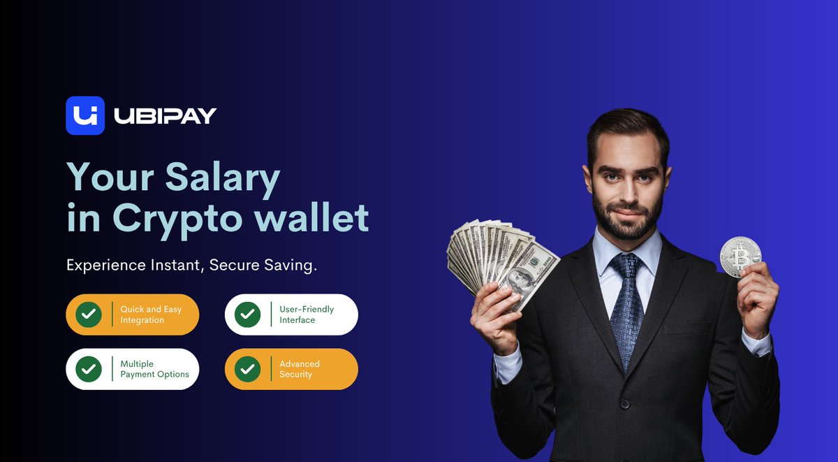 myUBIPAY's tweet photo. What if…
Crypto could replace salary?
What if a wallet gave you daily income — just for being human?
We’re not asking “if.”
We’re building it.
🌐UBIPAY:
“Follow us to be early. Change is coming. You’ll wish you saw this sooner.”
#CryptoUBI #Web3Finance #Fintech #payment #Blockchain #Ubinet #BNBChain