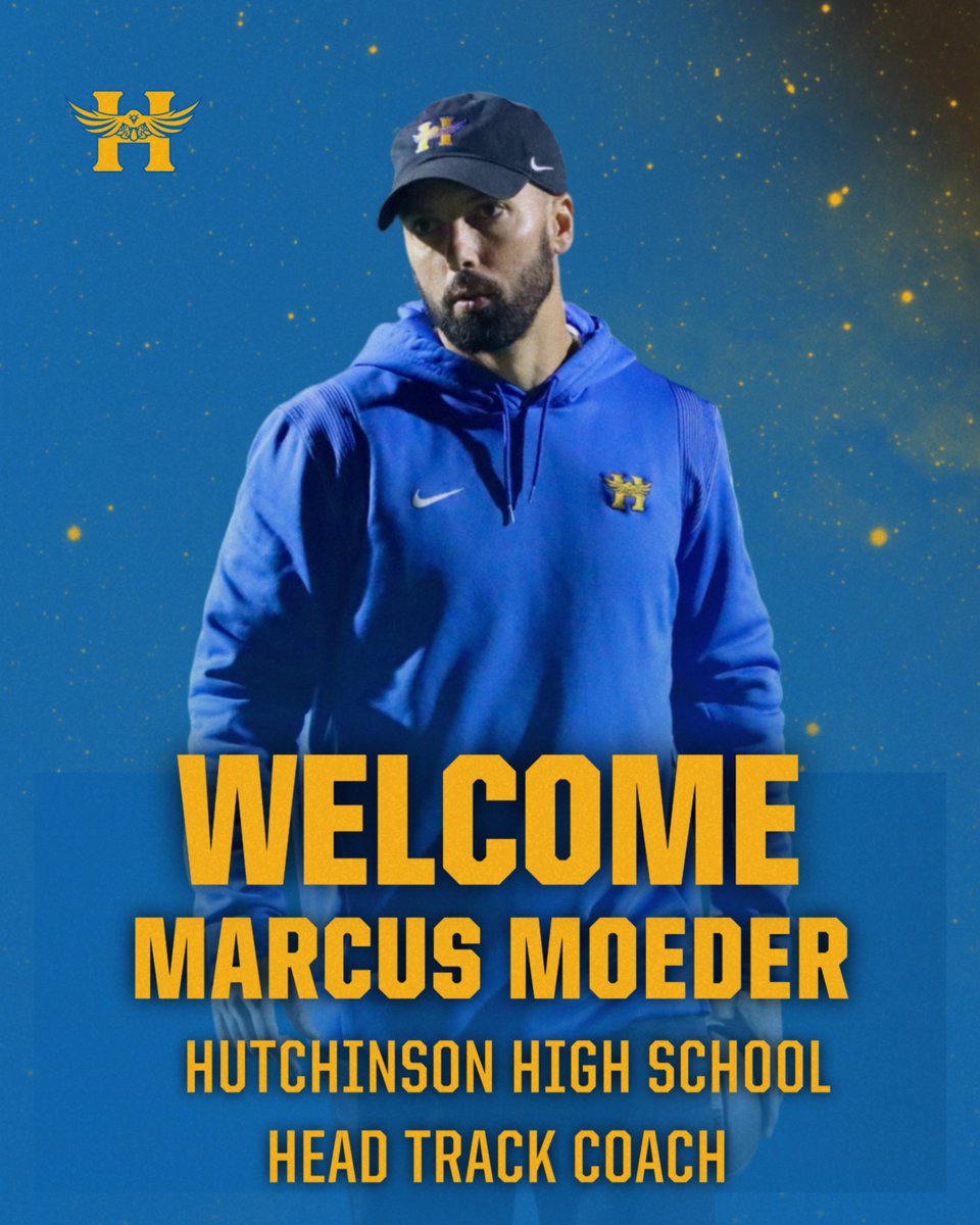 Thank you Coach Schroter for your time and effort at HHS. We wish you the best at LaCrosse HS. 
Marcus Moeder has been hired as the new Head Track Coach at Hutchinson High School.