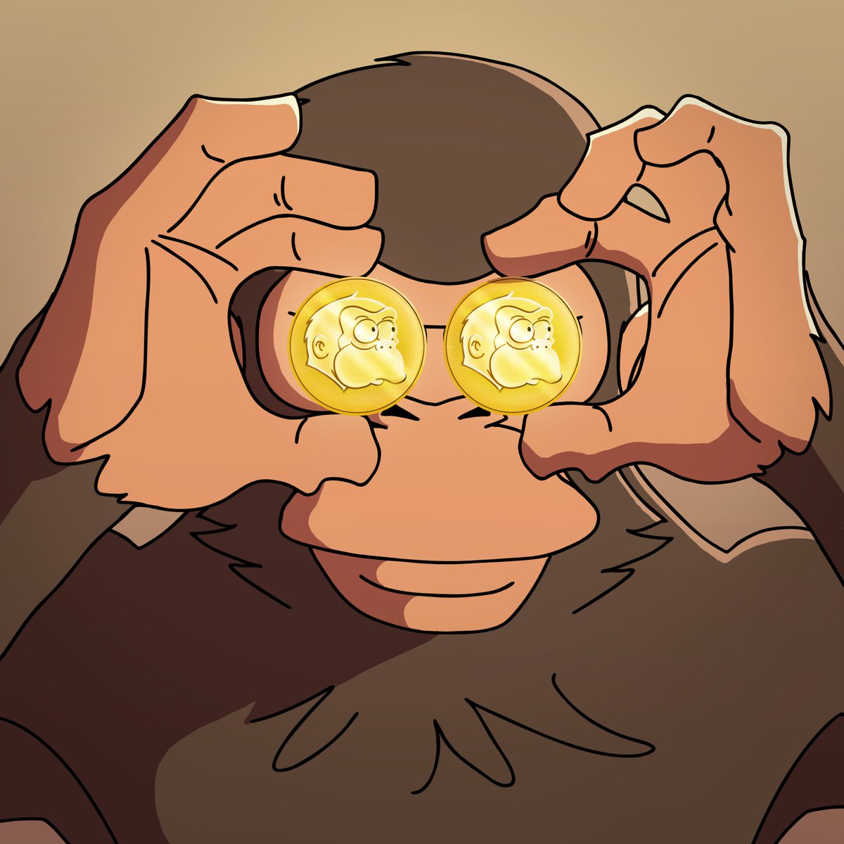 Monkey see. Monkey ape 👀