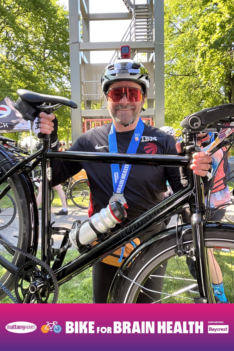 Yesterday I took part in the Mattamy Homes Bike for Brain Health in #Toronto 🇨🇦. It's a charity cycling event for brain health research focused on Alzheimer's and other dementias. I've already registered for the 2016 event! #BikeforBrainHealth #Tkaranto