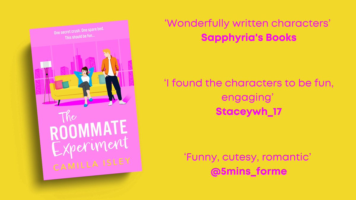 BoldwoodBooks's tweet image. Thank you to @Saphs_Books, @staceywh100 and 5mins_forme for their recent reviews on #TheRoommateExperiment by @camillaisley #blogtour 

Buy now ➡️ mybook.to/RoommateExperi…