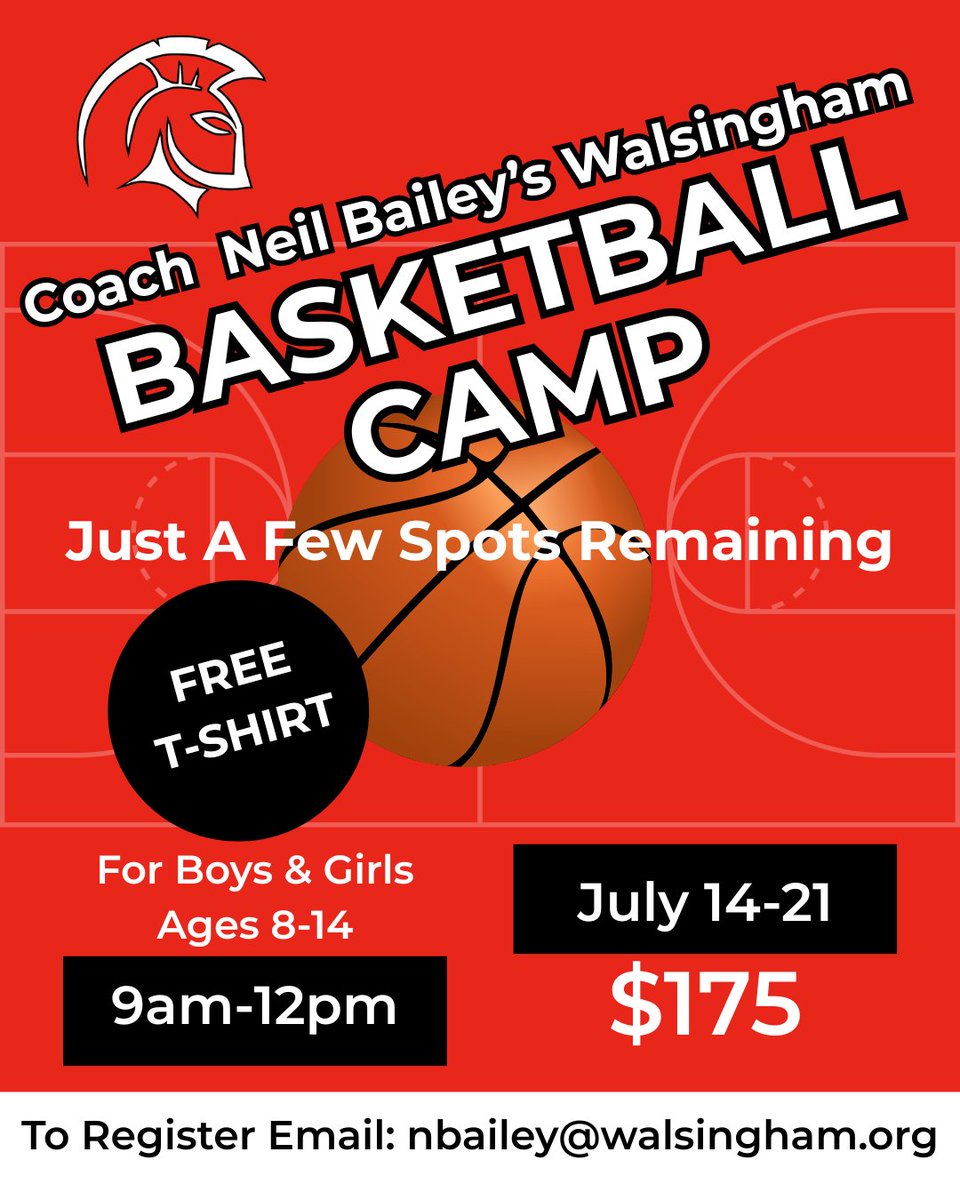 WATrojan's tweet image. Basketball camp is July 14-21. Don't miss your opportunity to improve your skills this summer!