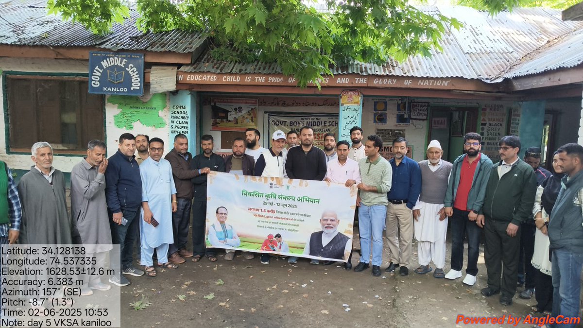 Day 5 of #VKSA was all about empowering farmers and forging meaningful connections #ICARCITHKVKBaramulla teams actively engaged across nine regions listening, learning, and leading solutions #vksa #atari1icar #ICAR #ViksitKrishiAbhiyan (1)