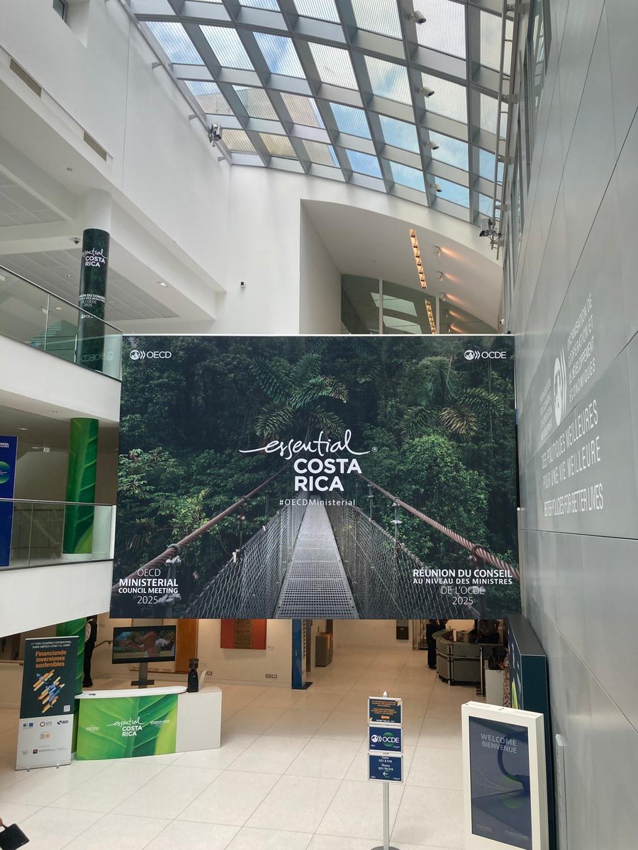 Just one day to go! 

The 2025 #OECDMinisterial Council Meeting kicks off on 3 June in Paris, chaired by 🇨🇷

Ministers will convene to discuss building resilient, inclusive and sustainable prosperity through rules-based trade, investment and innovation.