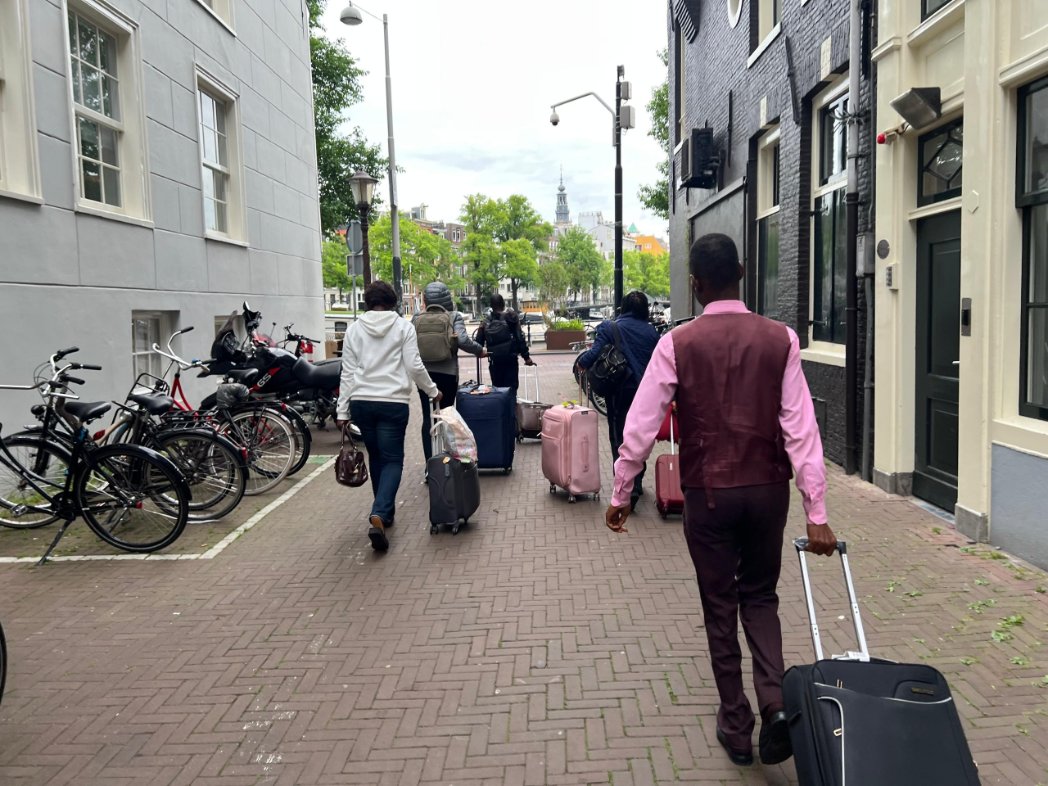 Eight Soyinka Laureates, accompanied by our ED/CEO, <a href="/MotunrayoAlaka/">Motunrayo Famuyiwa-Alaka</a>  have arrived the Netherlands to begin an international study tour. 
This tour, supported by <a href="/NLinNigeria/">Netherlands 🇳🇱 in Nigeria 🇳🇬</a>, is geared towards enhancing the professional development of the Laureates in investigative reporting.