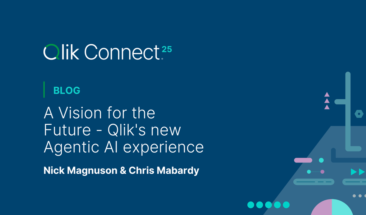kintorres's tweet photo. 🚀 The future of analytics is here—and it’s autonomous. Qlik’s new Agentic AI experience is changing how we interact with data: smart agents that analyze, reason, and act on your behalf. Ready to meet your new AI-powered teammate? 🤖 Learn more: https://t.co/yhj9wOu6jY https://t.co/6gFB8E5pQ8