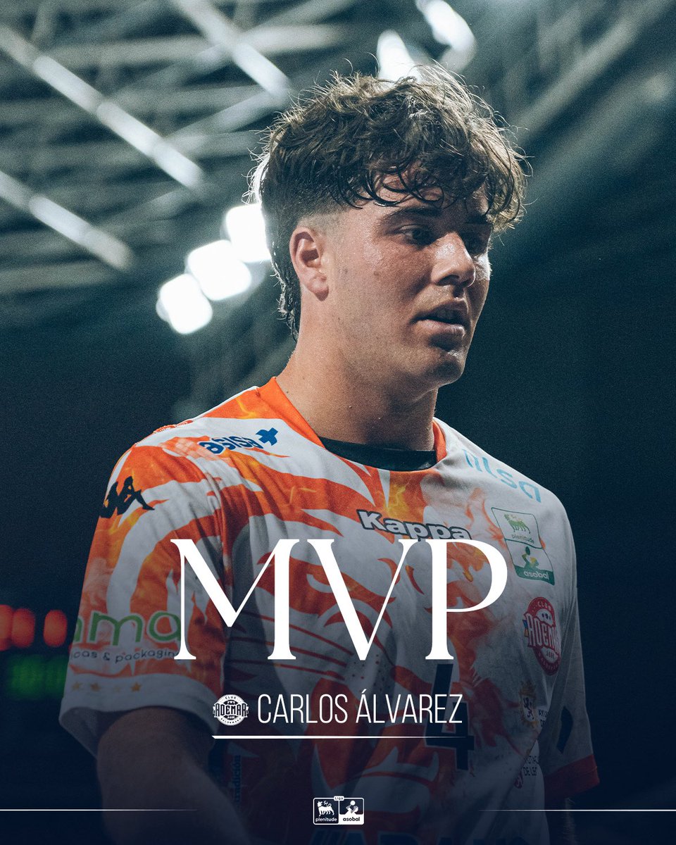 Liga Plenitude (@asobal) on Twitter photo ¡𝐌𝐕𝐏! ¡𝐌𝐕𝐏!🔥
🦁 Los 1️⃣1️⃣ goles de <a href="/caaarlosalvarez/">Carlos Álvarez Domínguez</a> le llevan a ser elegido como 𝐌𝐕𝐏 de la #J30 de la #LigaPlenitude en su despedida de <a href="/ADEMARLEON/">//Abanca Ademar León</a> 👋🏾
¡Enhorabuena, Carlos!👏🏽👏🏽
#EscuelaDeTalento ¡𝐌𝐕𝐏! ¡𝐌𝐕𝐏!🔥
🦁 Los 1️⃣1️⃣ goles de <a href="/caaarlosalvarez/">Carlos Álvarez Domínguez</a> le llevan a ser elegido como 𝐌𝐕𝐏 de la #J30 de la #LigaPlenitude en su despedida de <a href="/ADEMARLEON/">//Abanca Ademar León</a> 👋🏾
¡Enhorabuena, Carlos!👏🏽👏🏽
#EscuelaDeTalento