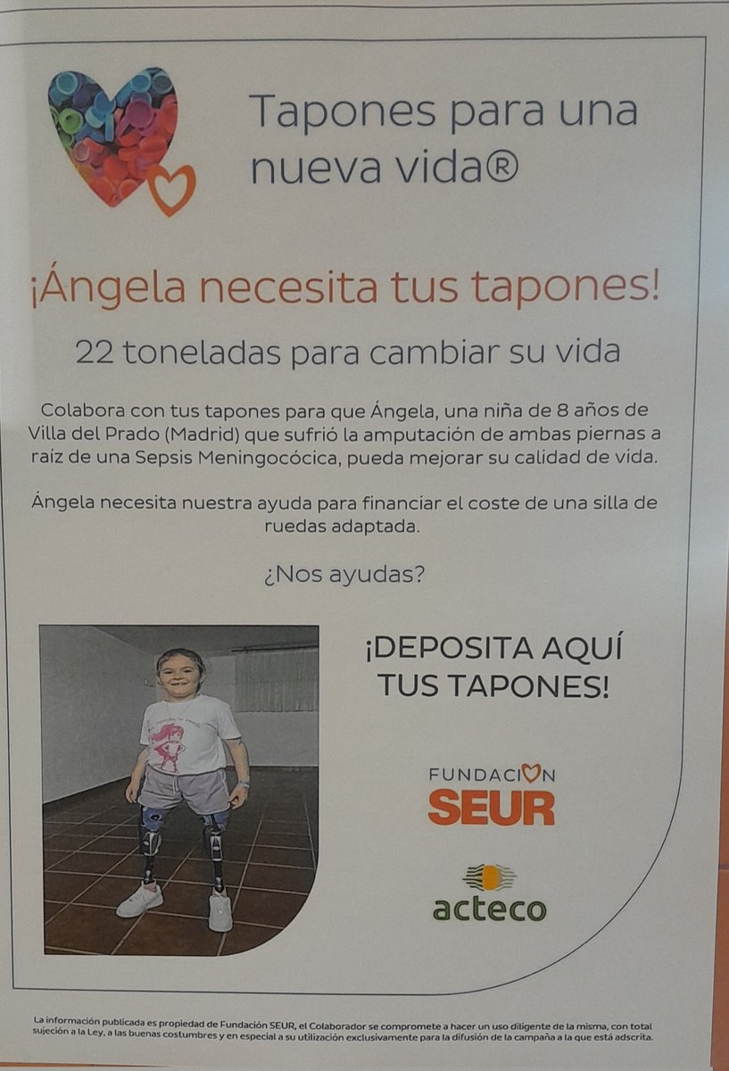 Tenemos un punto de recogida de tapones en el hall de la escuela,  es para una buena acción. Si tenéis tapones en casa no dudéis en llevarlos a la escuela, incluso si no sois alumnos, nos encantaría recibiros.