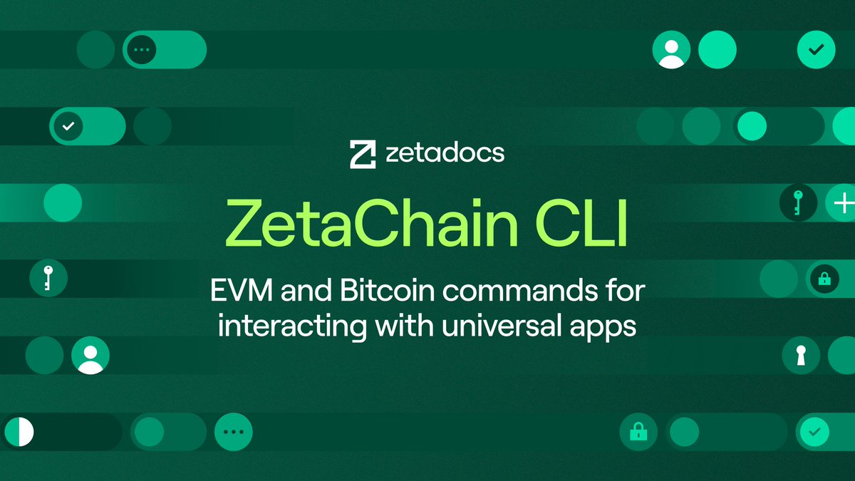 The <a href="/zetachain/"></a> CLI just leveled up ⬆️ You can now make cross-chain calls from #Bitcoin and EVM chains directly from your terminal ✨ Depositing BTC, calling universal contracts is just one command away 🥳