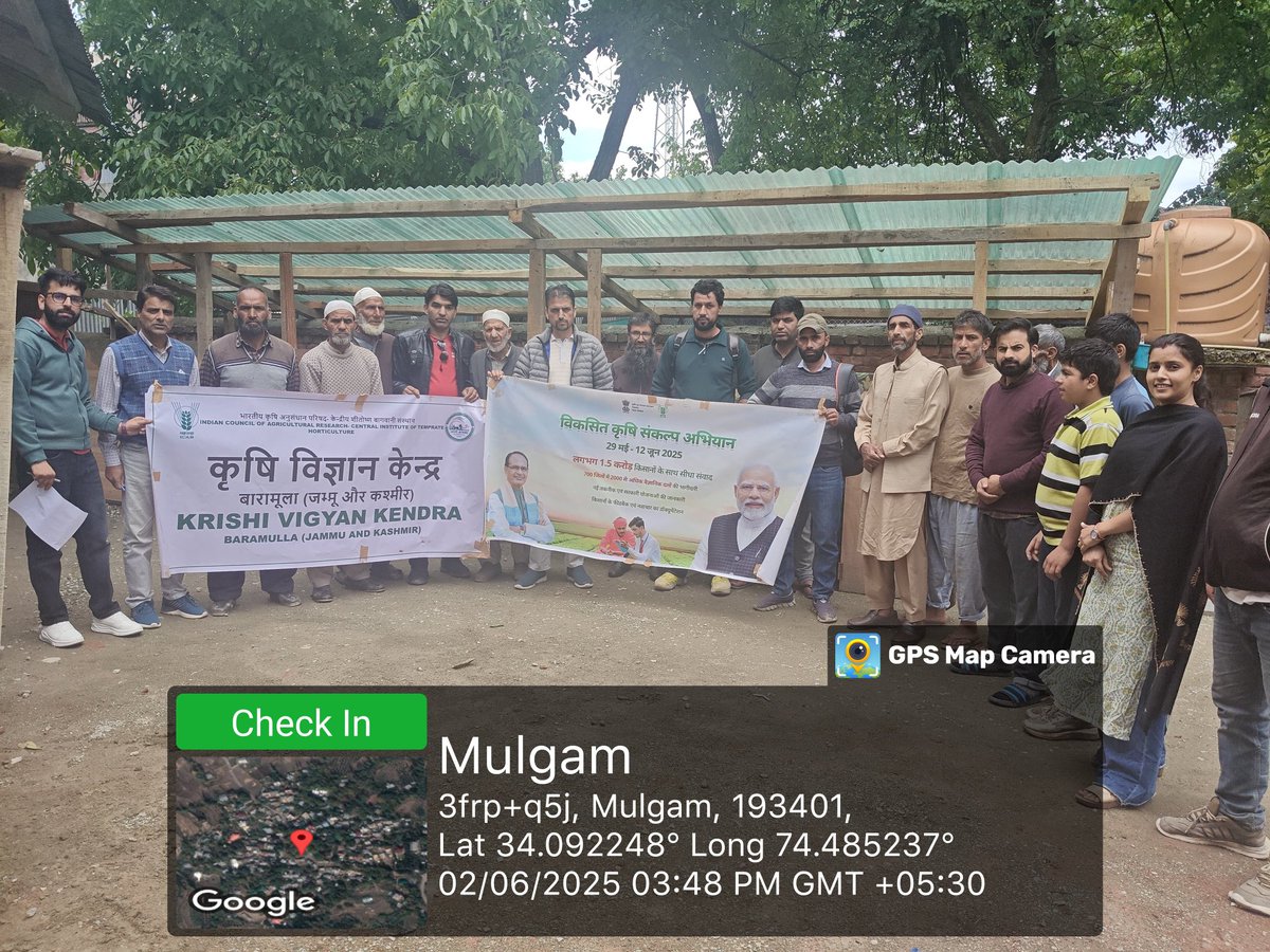 Day 5 of #VKSA.  some more glimses of activity of  #ICARCITHKVKBaramulla teams #vksa #atari1icar #ICAR #ViksitKrishiAbhiyan across district Baramulla