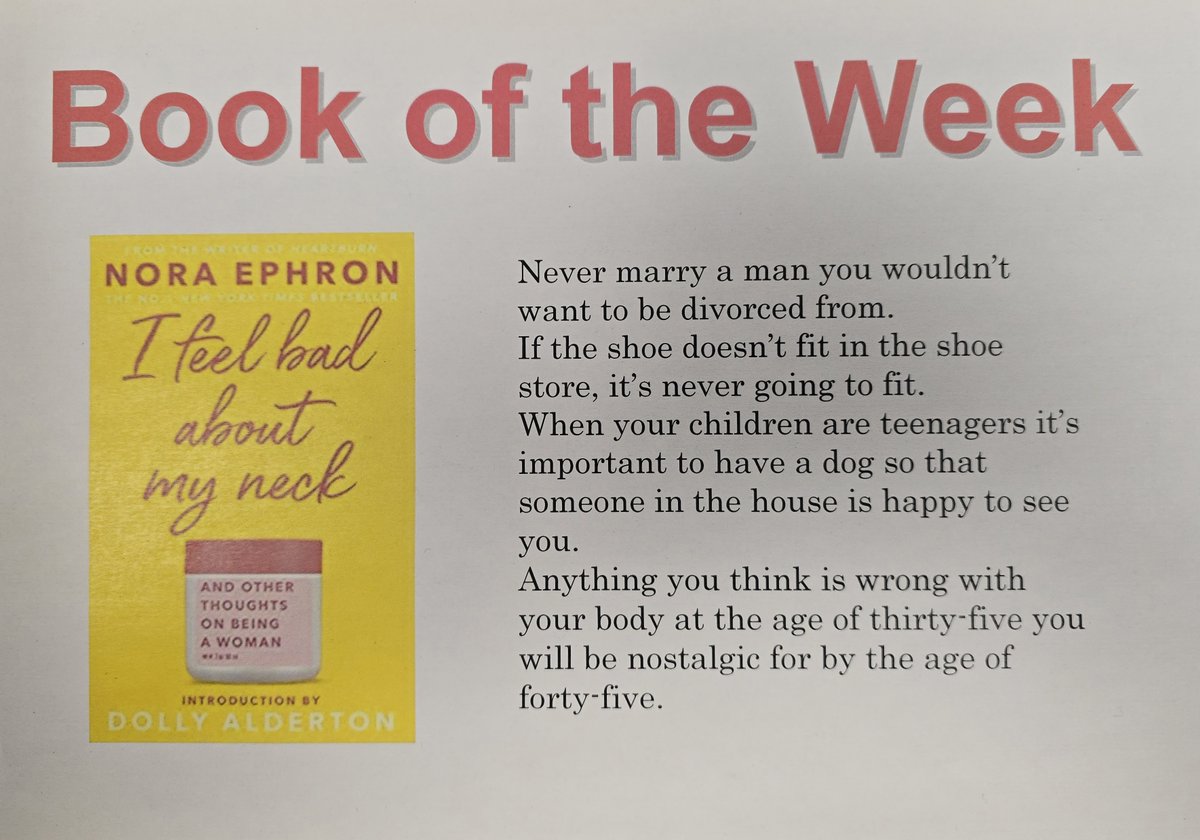 Knaphill Library (@knaphilllib) on Twitter photo I Feel Bad About My Neck is a must-read combination of wisdom, wit and wincingly accurate home truths about getting older.
<a href="/SurreyLibraries/">Surrey Libraries UK</a> I Feel Bad About My Neck is a must-read combination of wisdom, wit and wincingly accurate home truths about getting older.
<a href="/SurreyLibraries/">Surrey Libraries UK</a>
