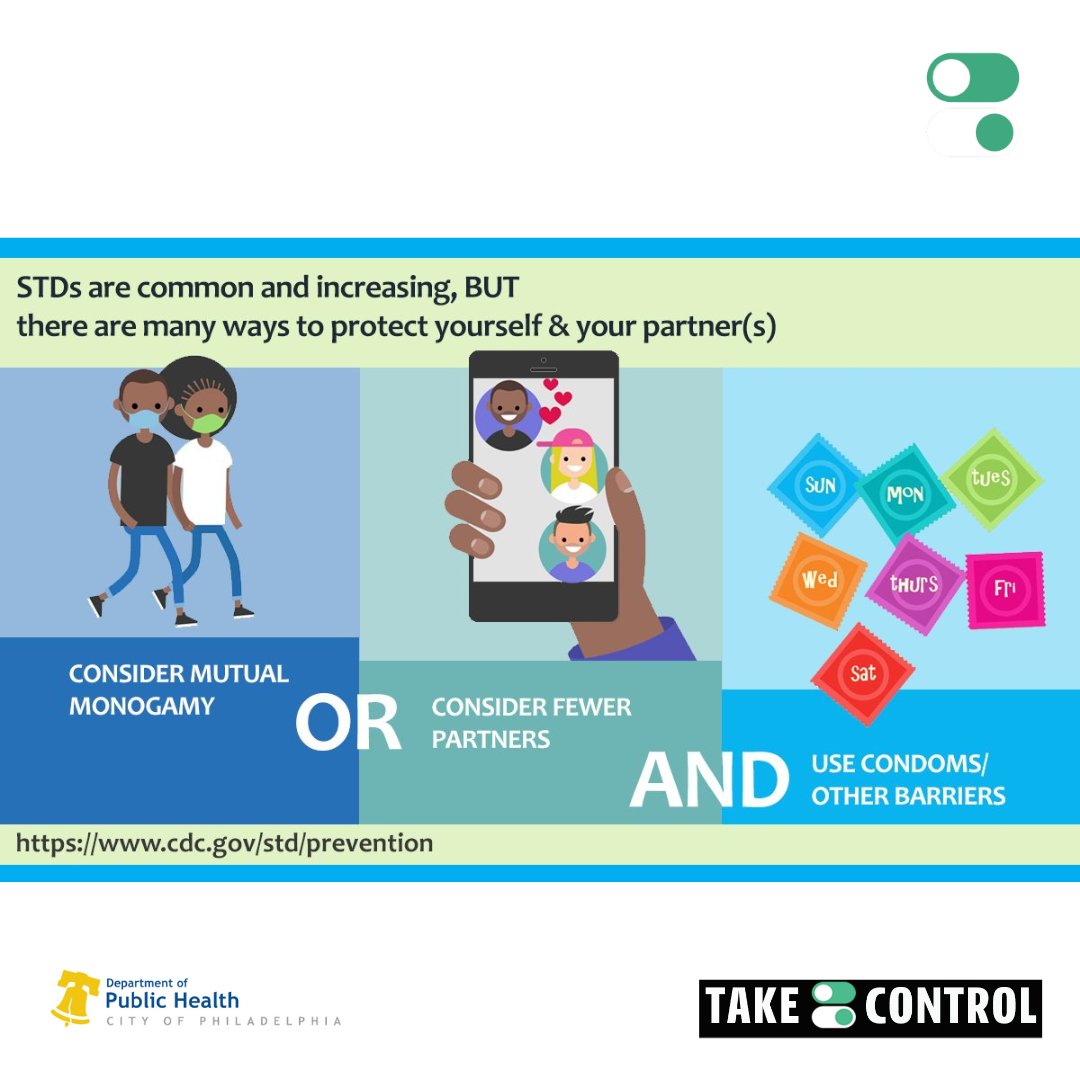 Taking control of your sexual health starts with the right resources, and we’re here to help! Whether it's free condoms, STI testing, or just getting informed, TakeControlPhilly.org has everything you need to stay safe and healthy.

#TakeControlPhilly #FreeCondoms #STIAwareness