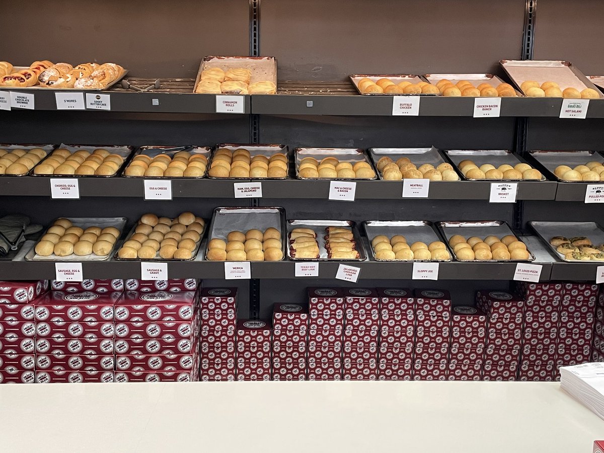 Sometimes, if you’re lucky, dreams DO come true! 
Finally got to enjoy <a href="/STLKolache/">St. Louis Kolache</a> while visiting #StLouis after many years without. Had to have the brisket with <a href="/PappySmokehouse/">Pappys</a> sauce!