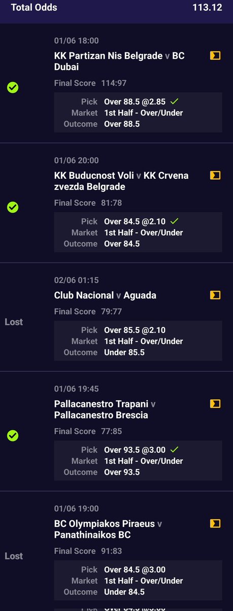Yesterday games could have been better but some teams would just decided to ruin the game intentionally. 

CUT 4 - 24K ODDS
CUT 4 - 1.4K ODDS
CUT 2 - 190 ODDS
CUT 2  - 420 ODDS