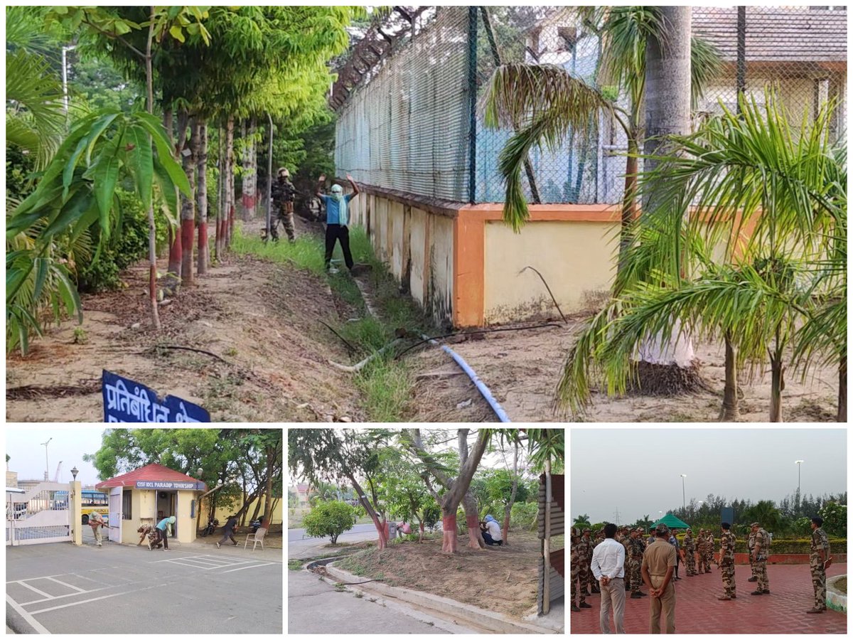 CISFWB_Odisha's tweet image. “Preparedness never caused a war and unpreparedness never prevented one.”
Glimpses of mock drill conducted @CISF Unit IOCL Paradip.

#PROTECTIONandSECURITY
#Preparedness