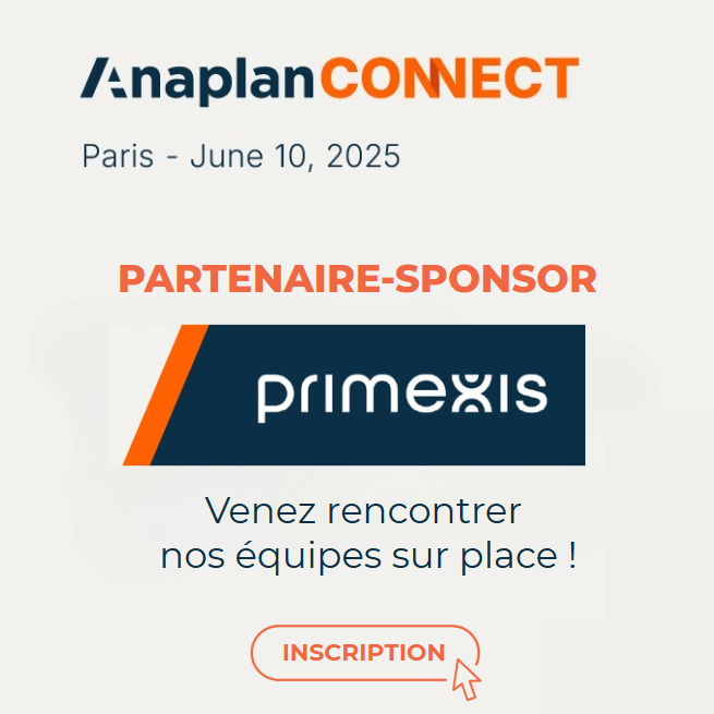 #EVENT Primexis, partenaire de l'évènement Anaplan Connect Paris 2025
 
Venez rencontrer nos équipes sur place, découvrir nos expertises et échanger sur vos enjeux de pilotage de la performance.
 
Les places sont limitées – réservez dès maintenant 👉 apln.co/q4323c
