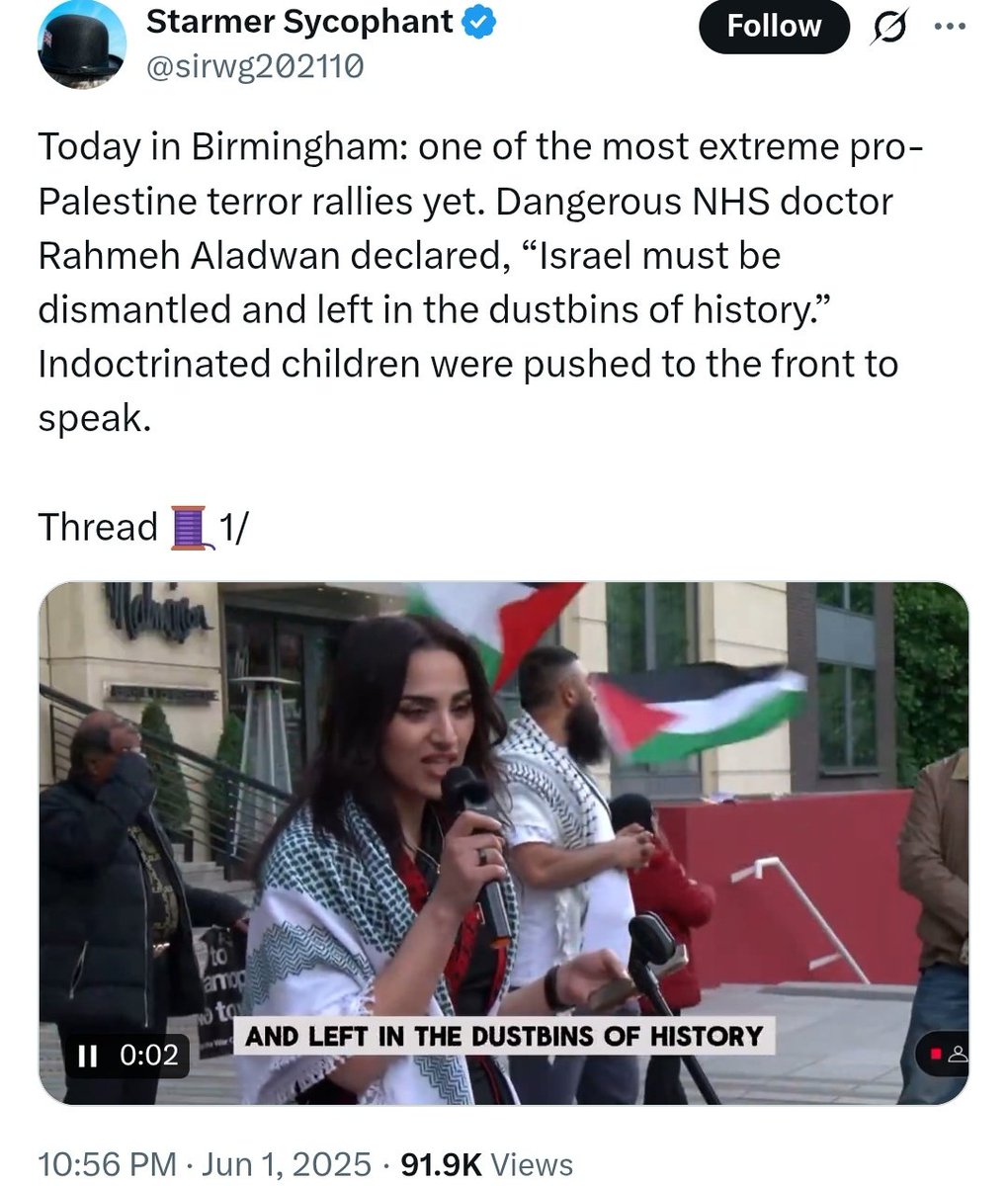 Fake British accounts whose only goal is to recruit working-class Brits into Zionism and support for the parasitic 'israeli' entity (which drains our taxes to fund its weapons) just love to talk about me.

I must be doing something right.