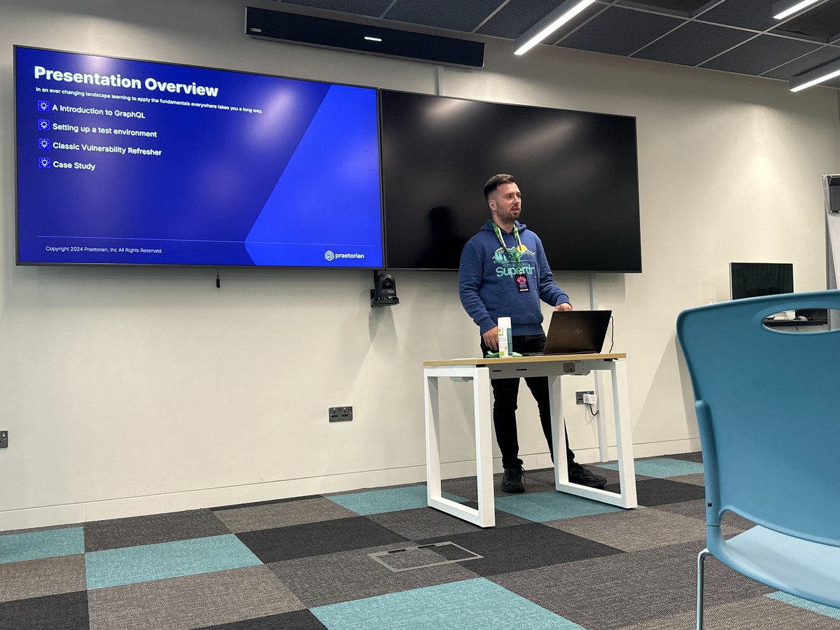 Aleksa Zatezalo (@zatezaloaleksa) on Twitter photo Recently spoke at <a href="/BSidesDublin/">Security BSides Dublin</a> about finding vulnerabilities in GraphQL APIs. I dropped a tool called GrapeQL that identifies vulnerabilities automatically. Looking forward to the next one! The afterparty was kicka$$ 😅 Recently spoke at <a href="/BSidesDublin/">Security BSides Dublin</a> about finding vulnerabilities in GraphQL APIs. I dropped a tool called GrapeQL that identifies vulnerabilities automatically. Looking forward to the next one! The afterparty was kicka$$ 😅