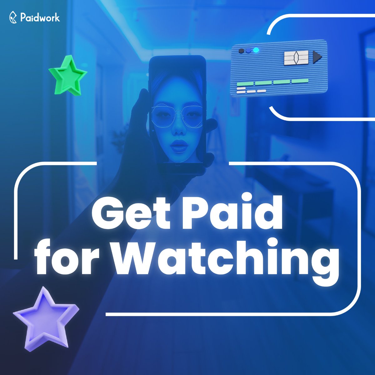 Sit back, relax, and get paid for watching videos.  It’s that easy.
 Download Paidwork and start earning instantly.

#WatchAndEarn #PaidworkApp #EasyMoney #OnlineIncome