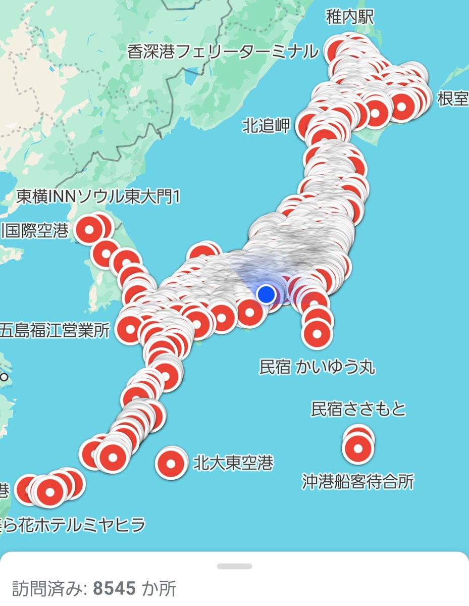 shishi_zibie's tweet image. 新年度の飲み会の自己紹介で、旅行が好きですと言ったら「どこ行ったことある？」って聞かれるので、ここに行きましたと見せると確実に引かれる