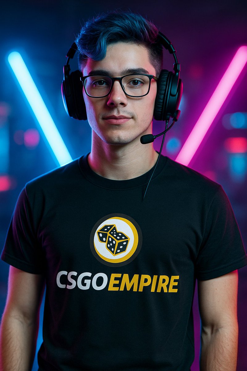 gamilaziz48's tweet photo. 🔥 Power up your game with #CSGOEmpire!
N3on’s style meets the Empire’s luck 🎲✨
One shirt. One vibe. All in.
#CSGO #GamingLife #N3onDrip https://t.co/cu5y8J94dN
