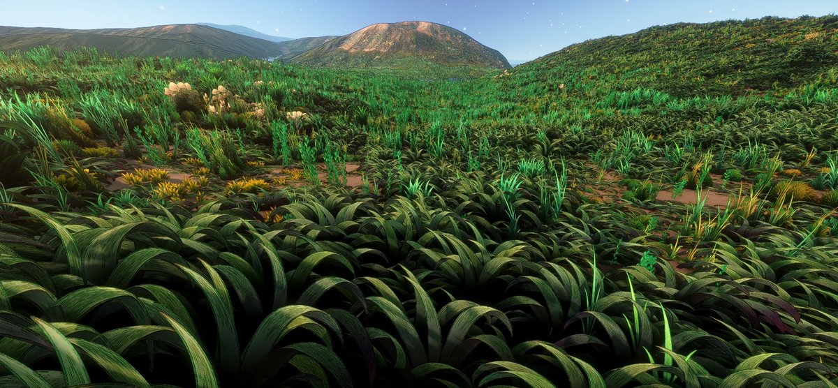 BioGridGame's tweet image. I've added some extremophile swampy and arid species and the biome chart is basically fully filled in now. There's 27 grass species now, most with growth stage variations, for a total of 52.
I don't wanna touch grass anymore for a while...