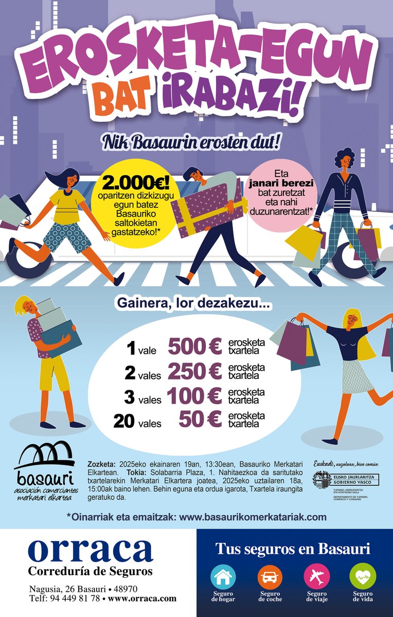 BasauriComercio's tweet image. YO COMPRO EN BASAURI 🌸🌷
NIK BASAURIN EROSTEN DUT 🌸🌷

#tokikomerkataritza #comerciolocal #basauri #nikbasaurinerostendut #yocomproenbasauri #sorteo #asociaciondecomerciantesdebasauri #basaurikomerkatarielkartea 
#comerciolocal #tokikomerkataritza @basauricomercio