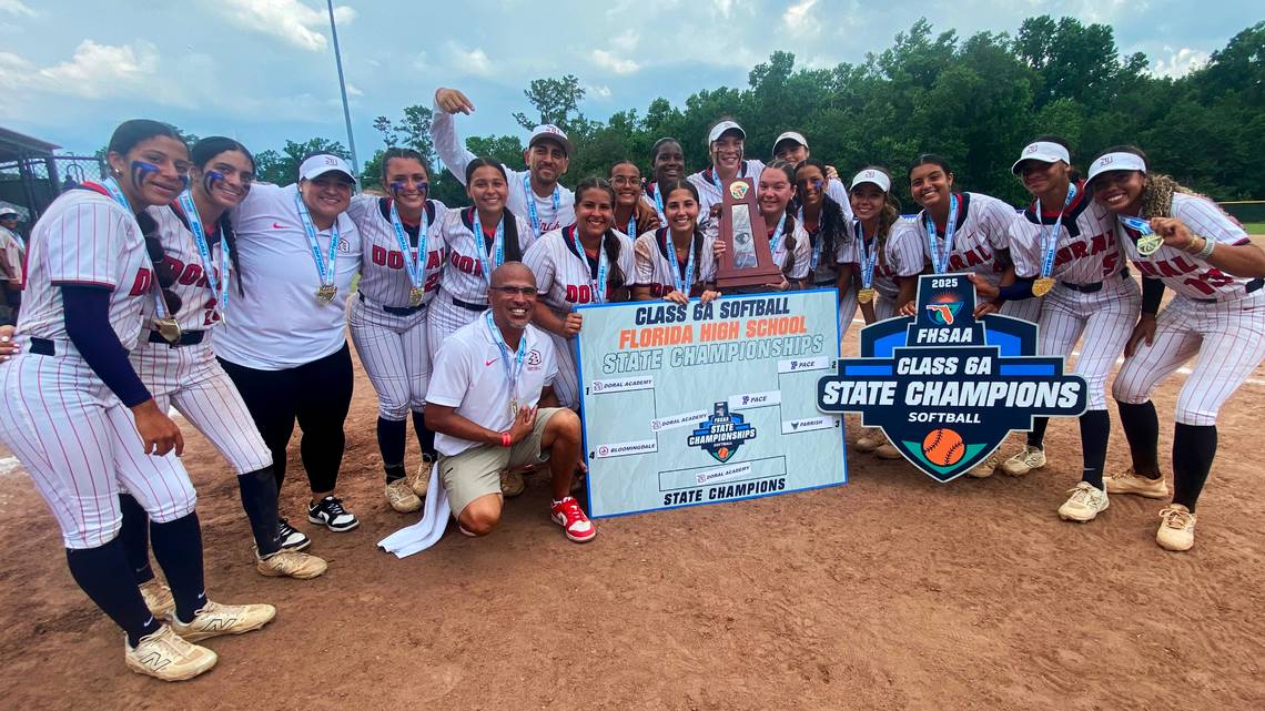 New Blustein Recruiting (@lawrencebl83397) on Twitter photo SOUTH FLORIDA HIGH SCHOOL SPORTS RADIO SHOW TONIGHT (6-8) ON <a href="/560WQAM/">AM 560 Sports WQAM</a> - <a href="/UHealthSports/">Sports Med Institute</a> - It wasn’t easy, but Doral Academy brought home a 6A state softball title with a pair of one-run wins and HC Willie Viruet stops by at 6:35. <a href="/DoralSoftball/">Doral Academy Softball</a> <a href="/Viruet_Willie04/">Willie Viruet</a> SOUTH FLORIDA HIGH SCHOOL SPORTS RADIO SHOW TONIGHT (6-8) ON <a href="/560WQAM/">AM 560 Sports WQAM</a> - <a href="/UHealthSports/">Sports Med Institute</a> - It wasn’t easy, but Doral Academy brought home a 6A state softball title with a pair of one-run wins and HC Willie Viruet stops by at 6:35. <a href="/DoralSoftball/">Doral Academy Softball</a> <a href="/Viruet_Willie04/">Willie Viruet</a>
