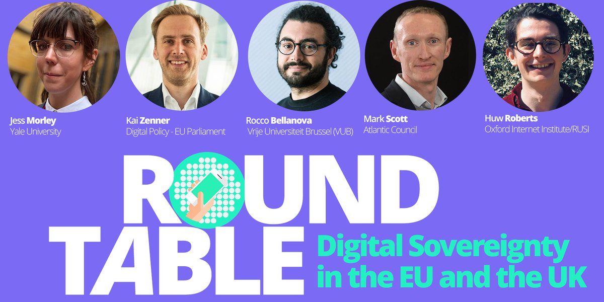 🚨 Roundtable alert! 🚨 Wed 25 June 2-3pm BST 
We are delighted to announce our next roundtable on ‘Digital Sovereignty  in the EU &amp; the UK’ where our expert panel will discuss how legal  frameworks, tech infrastructures &amp; policy measures are shaping digital  autonomy